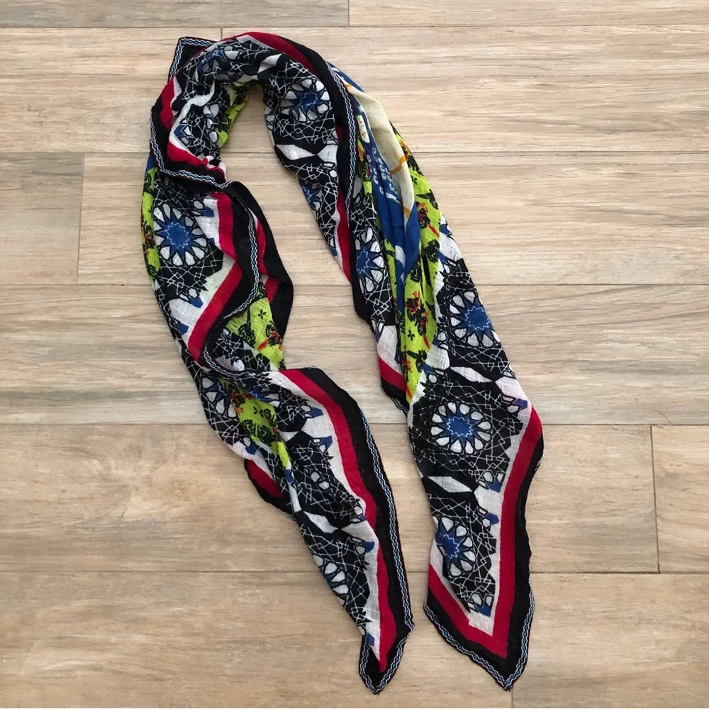 Oversized Asian Inspired Scarf